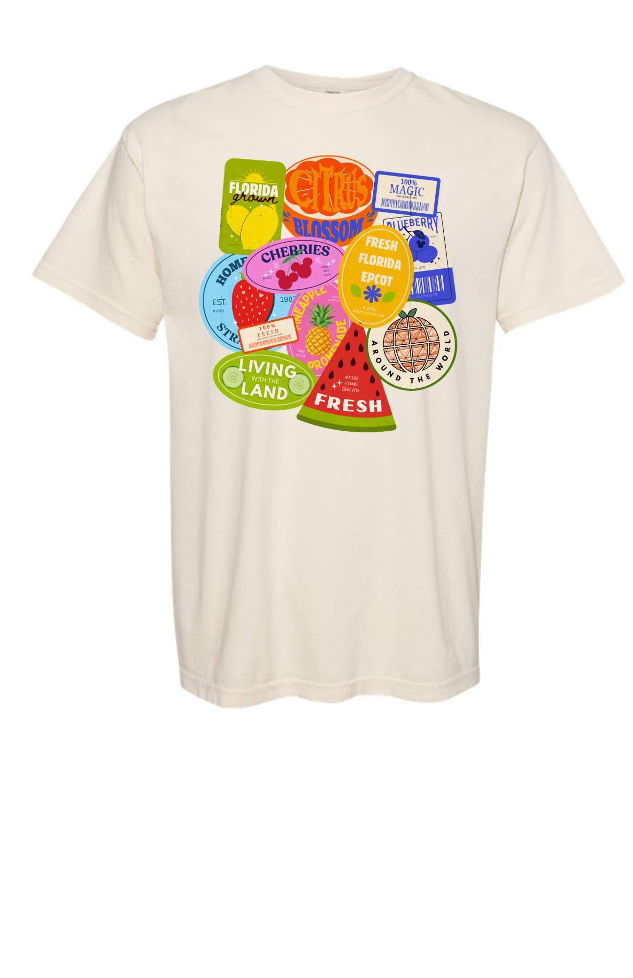 Fresh Florida Stickers Tee