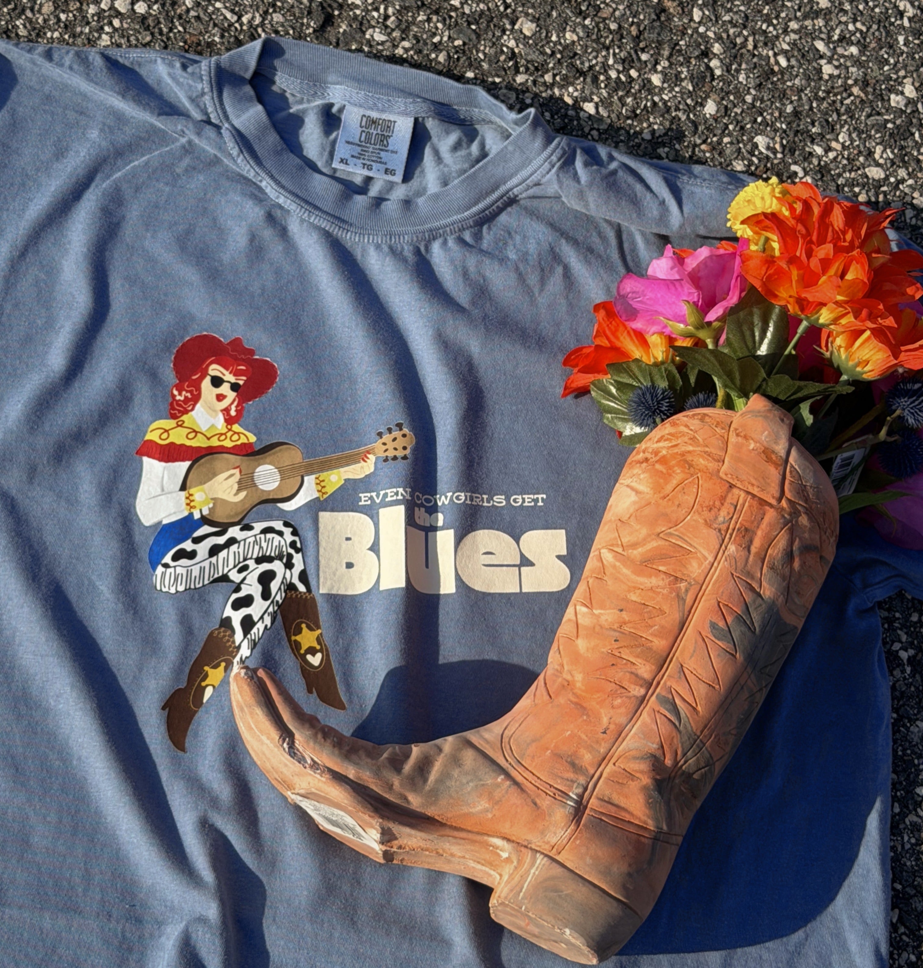 Cowgirl Blues Tee