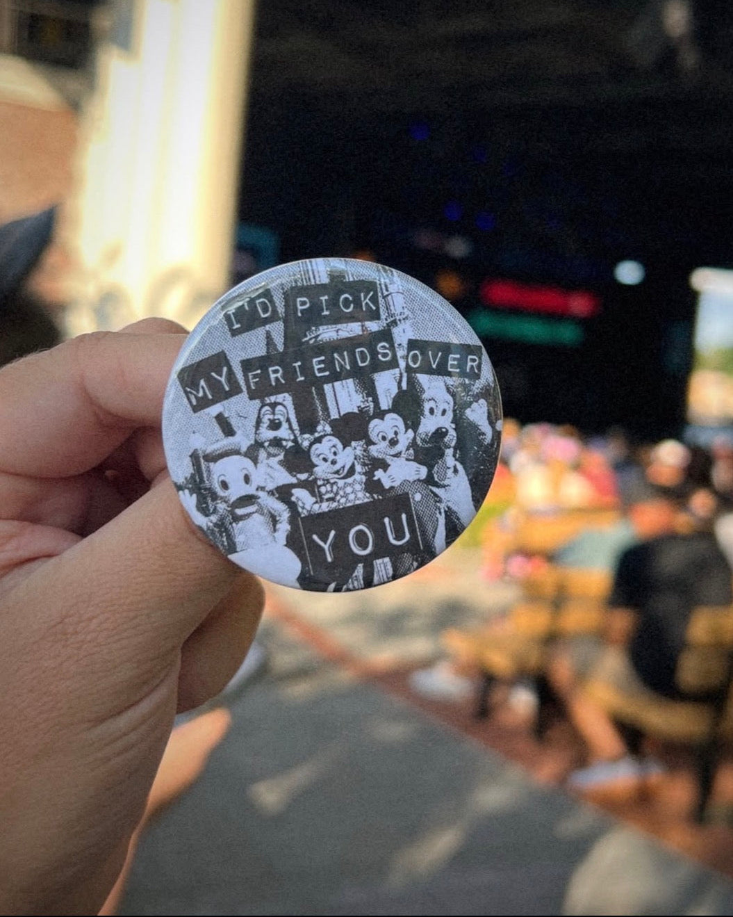 new found glory Disney button pin