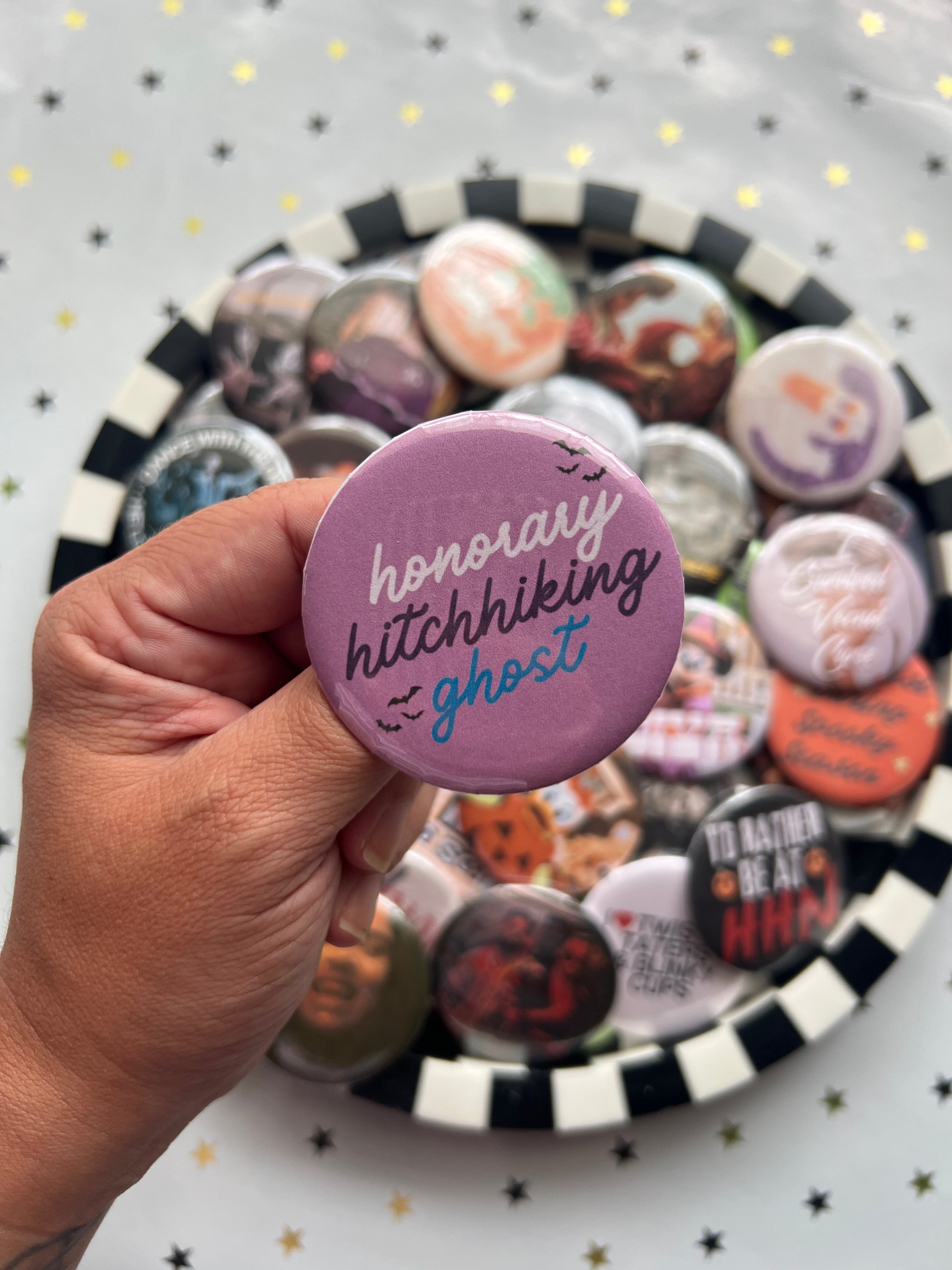 Honorary Ghost Button