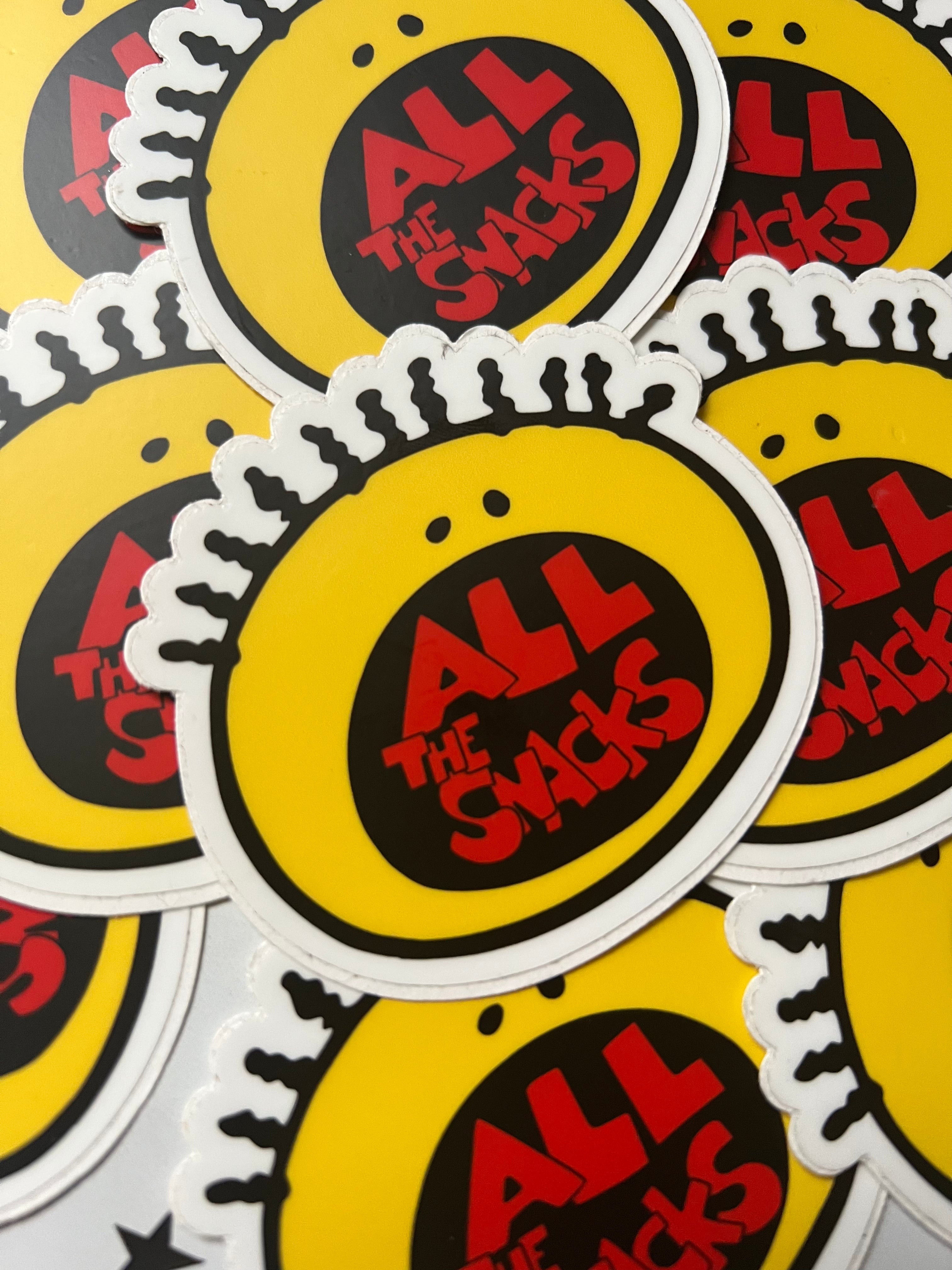 All The Snacks Sticker