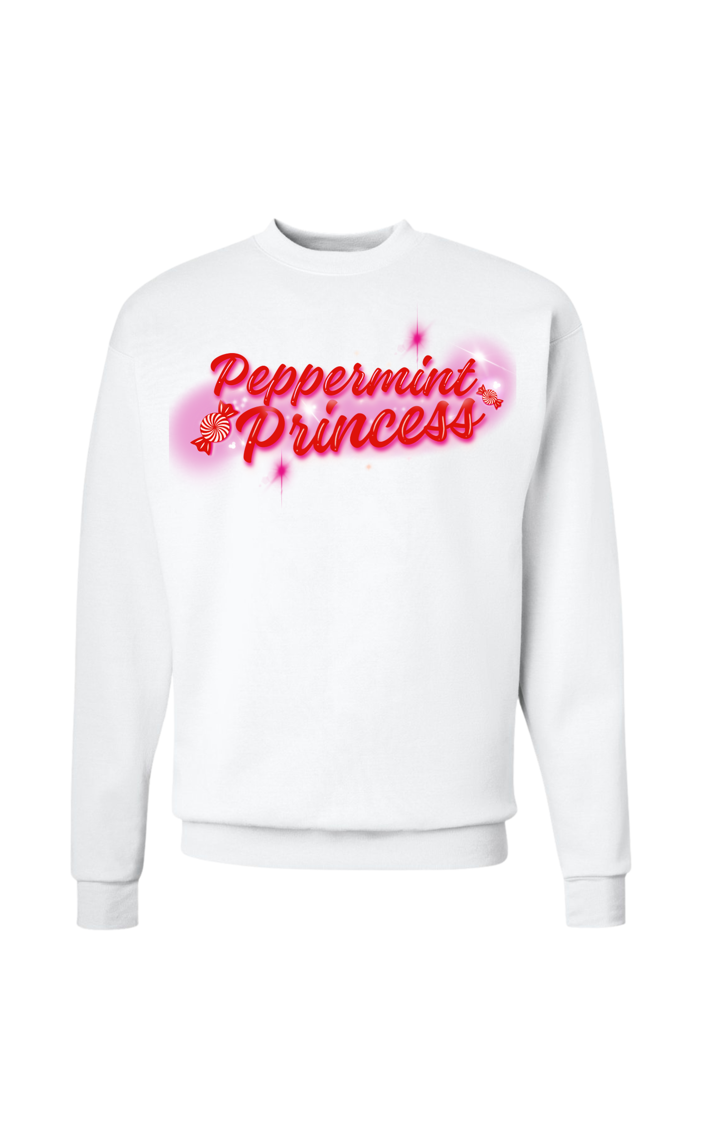 Peppermint Princess Crew Sweatshirt