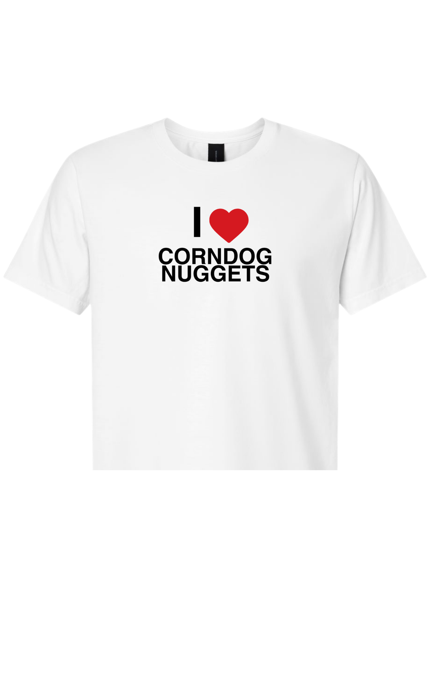 Corndog Nugget Lover Crop Top