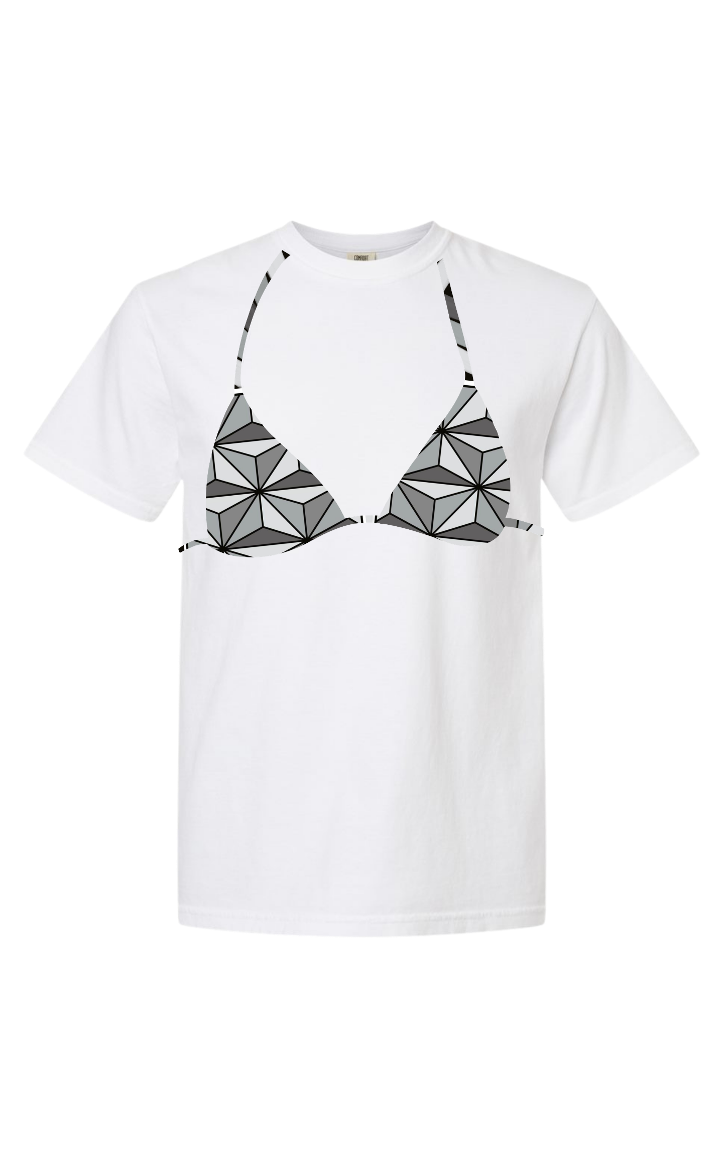 Experimental Community Bikini Top Tshirt