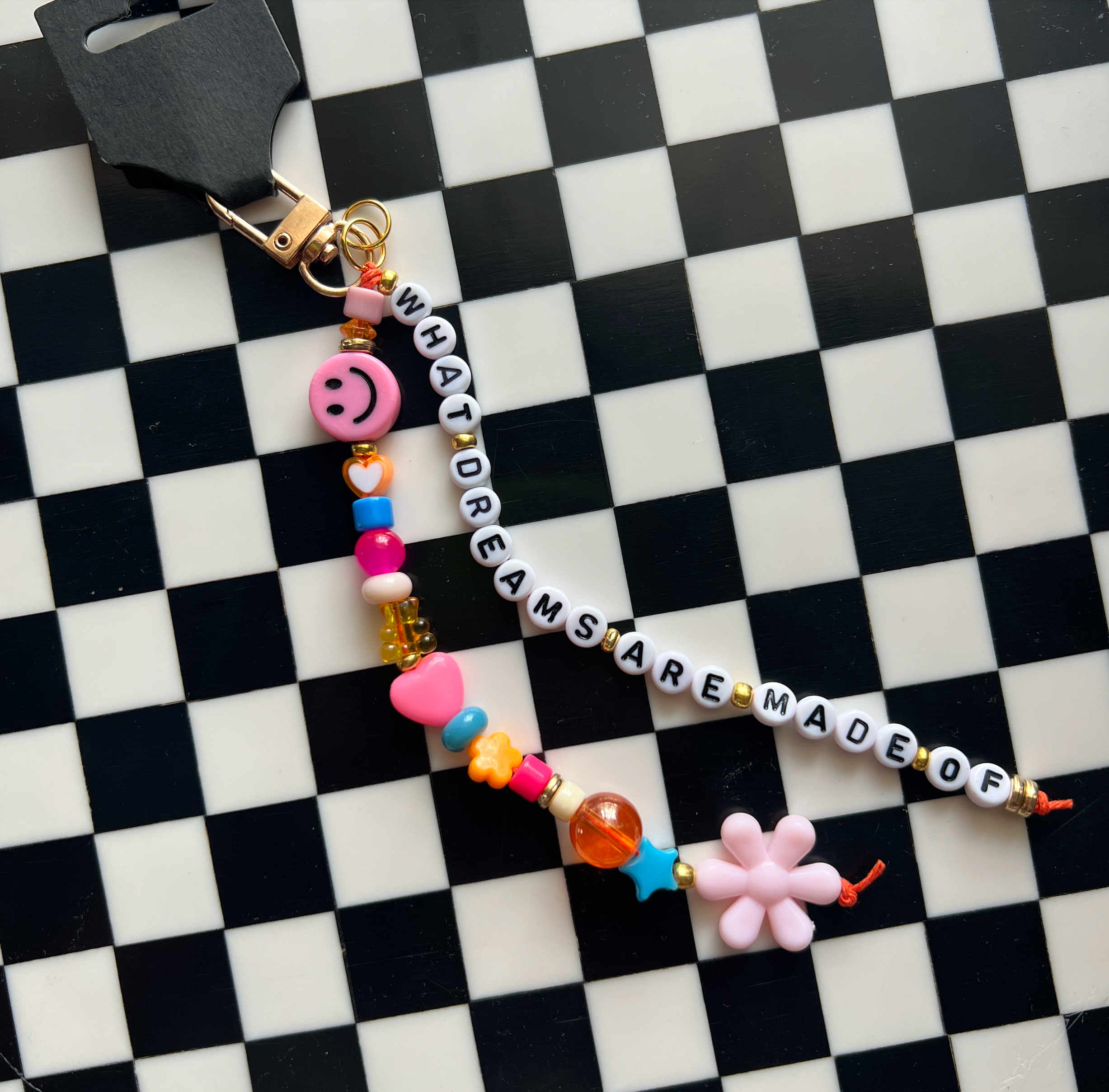 What Dreams Are Made Of - Beaded Bag Charm