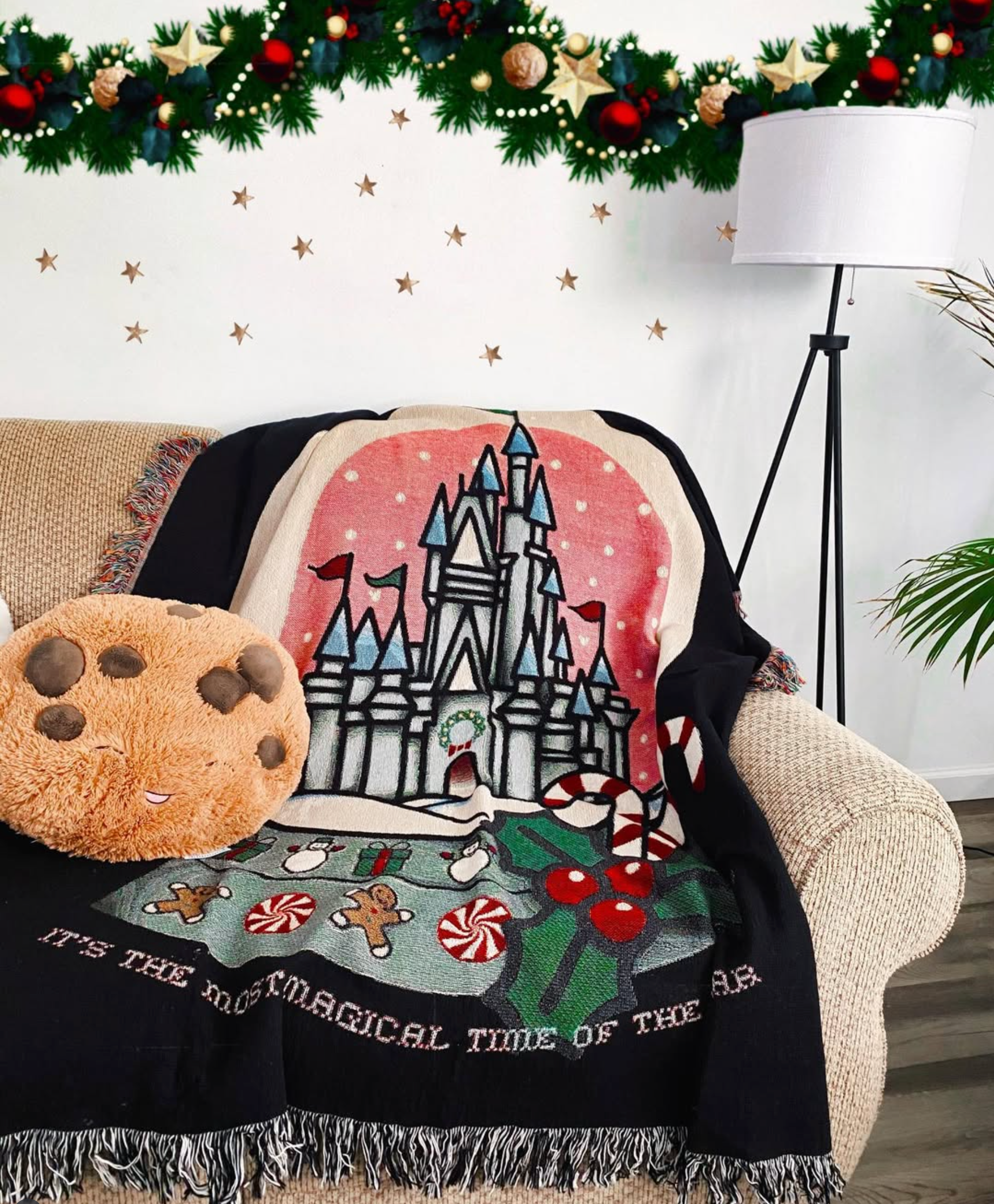 Most Magical Snowglobe Woven Blanket