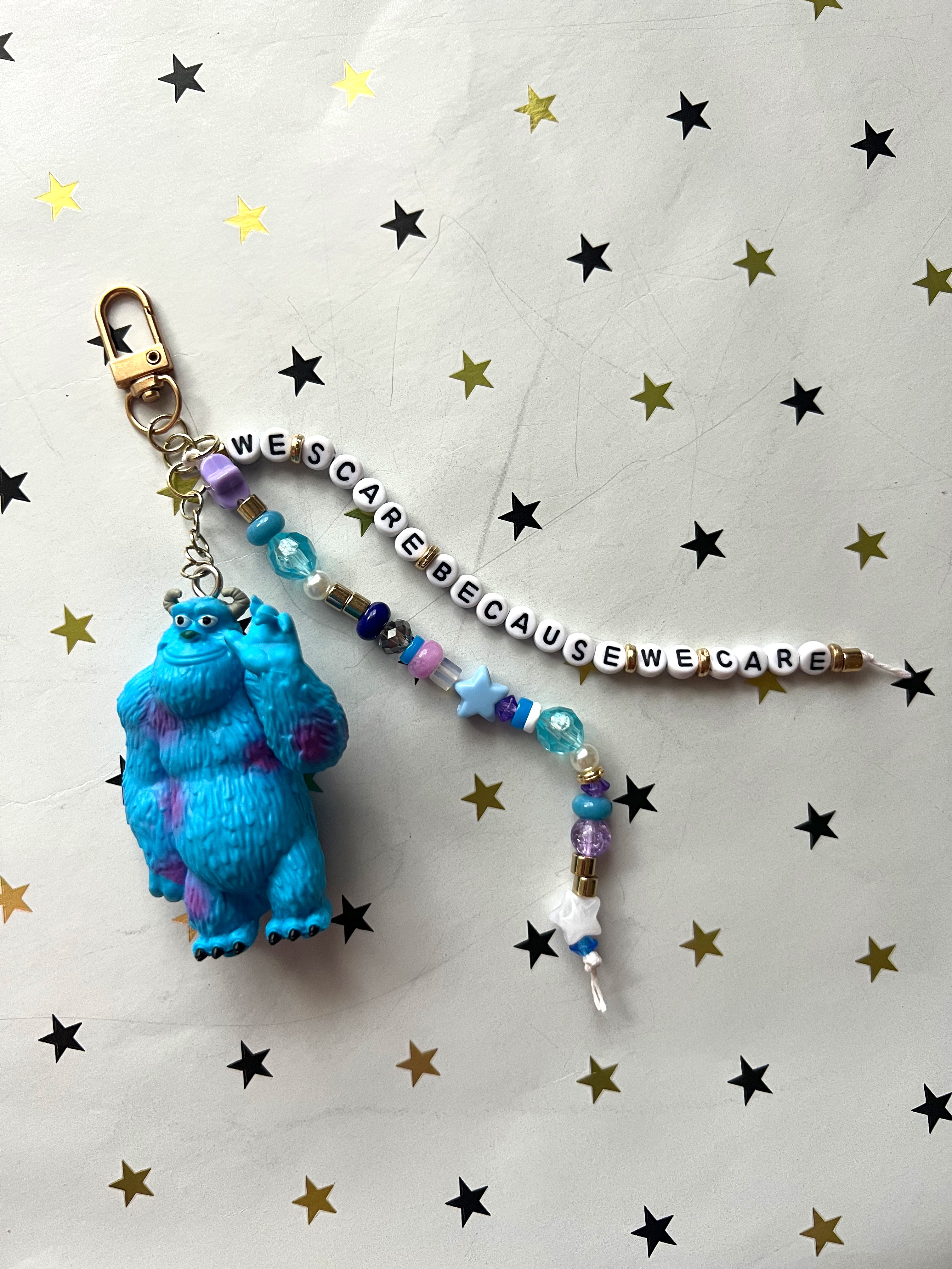 Sulley Beaded Bag Charm