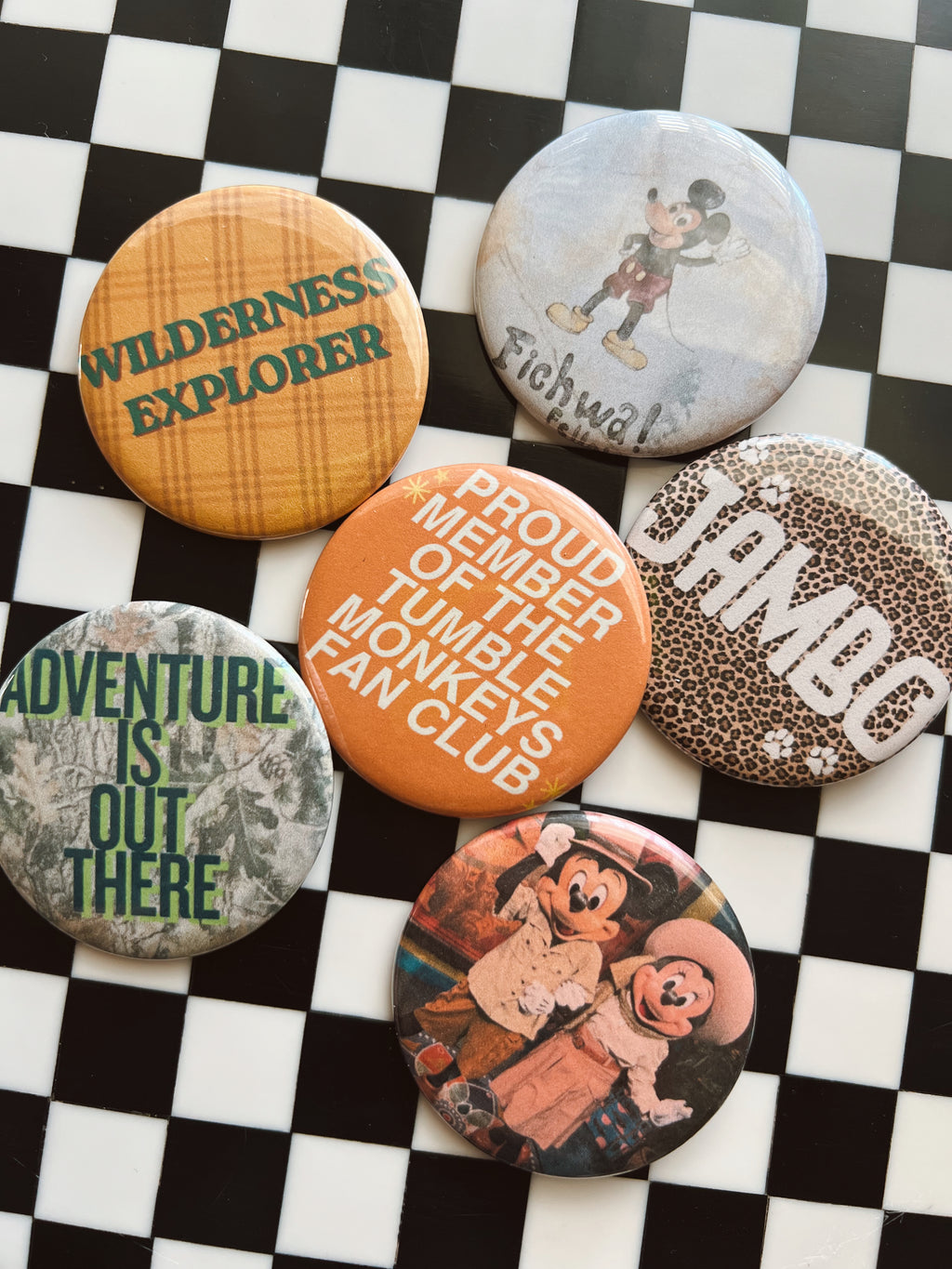 Animal Kingdom Buttons