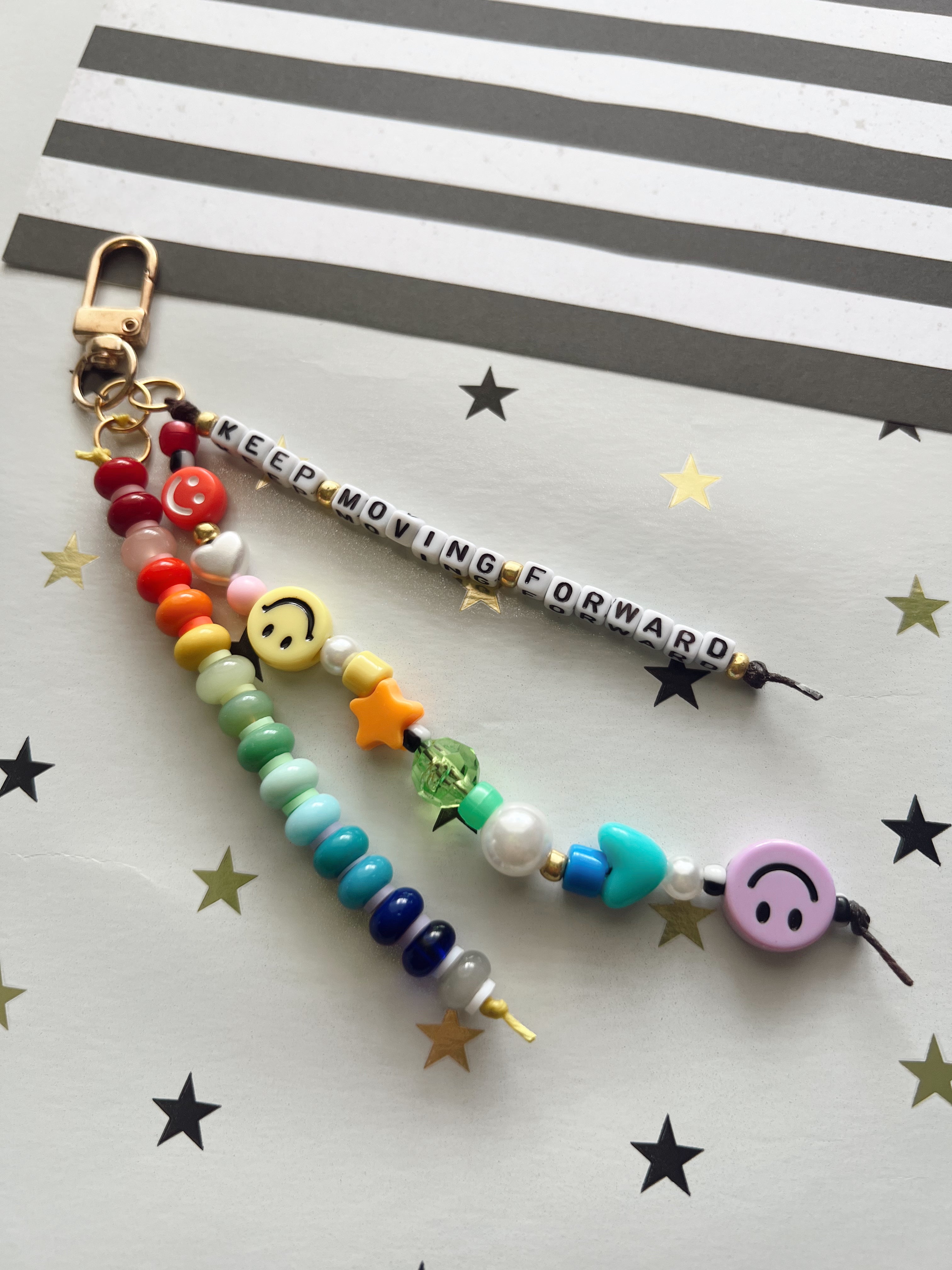 Keep Moving Forward Bag Charm