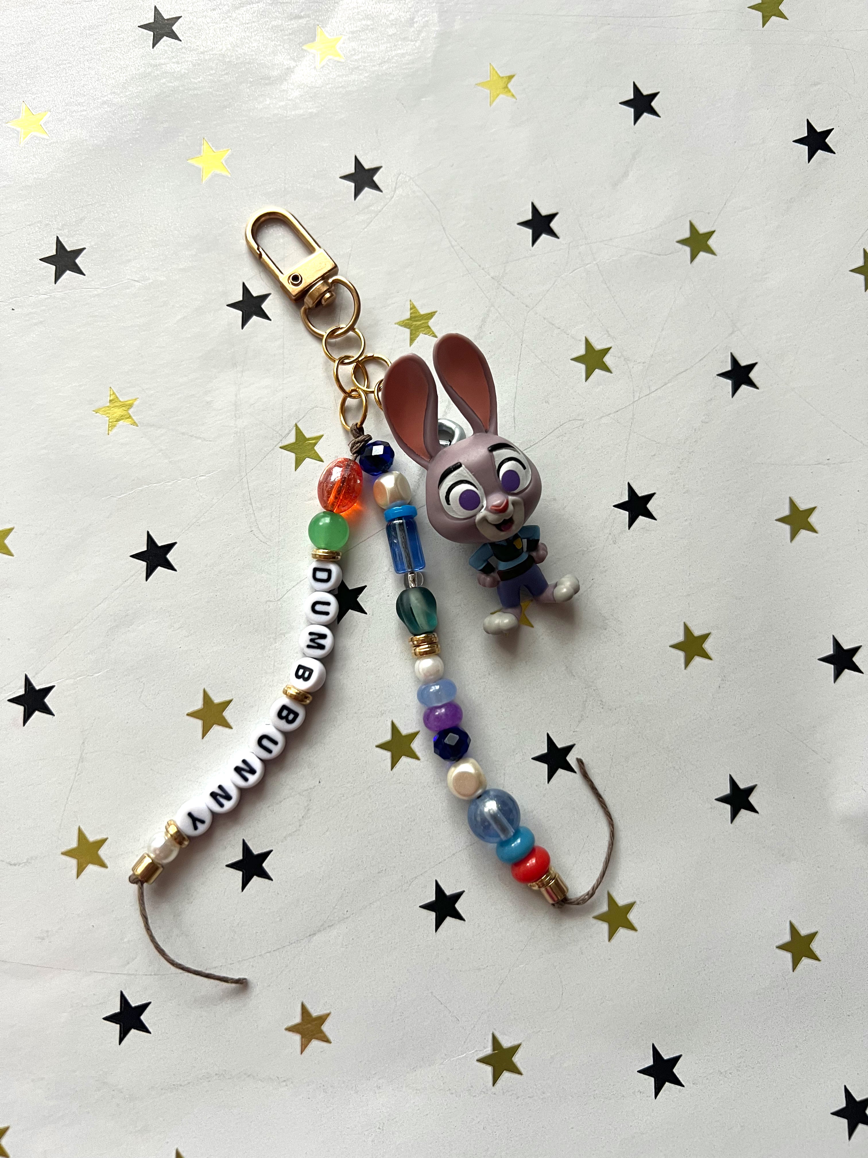 Hopps Beaded Bag Charm