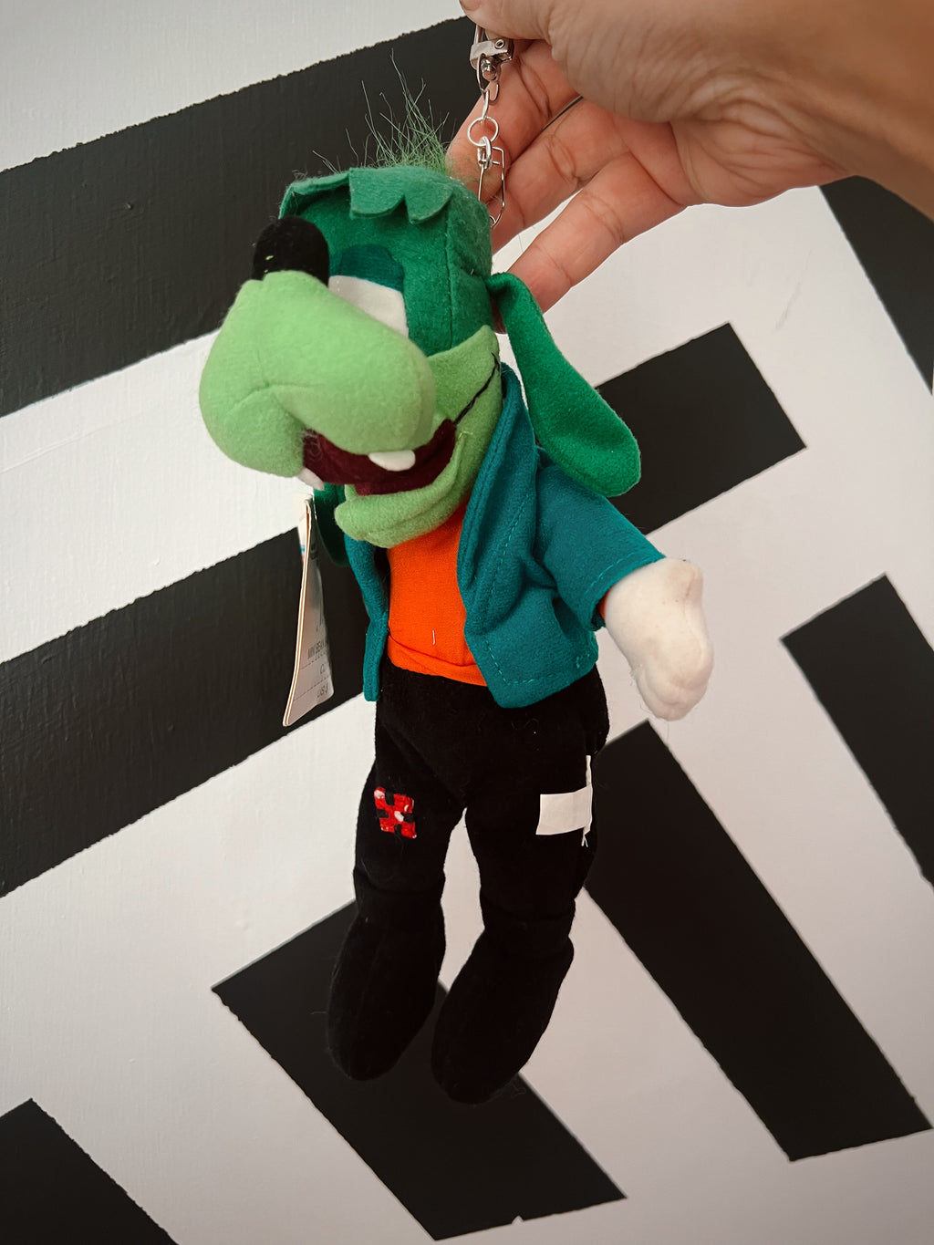 Frankenstein Goofy Vintage Plush Bag Charm