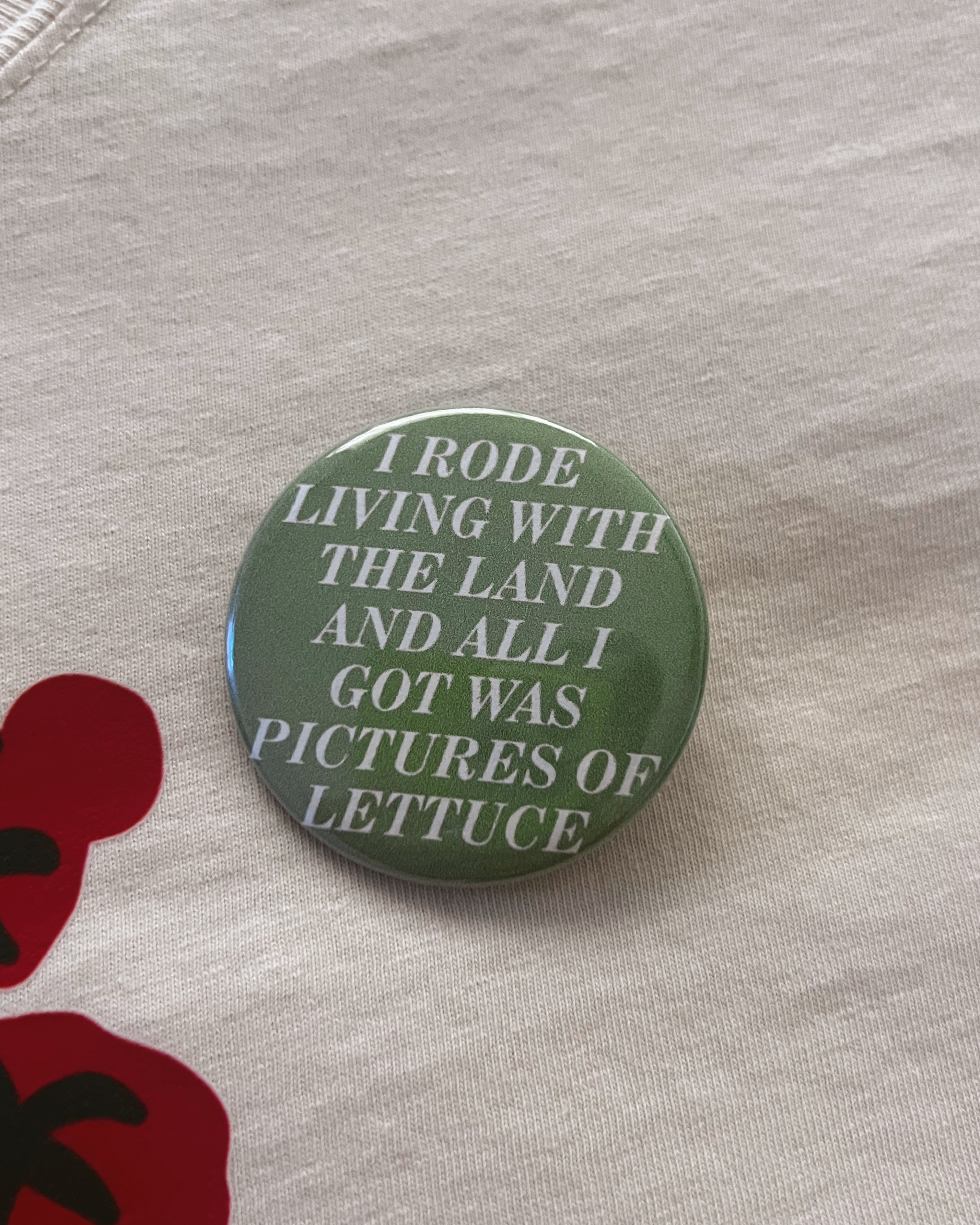 Living with the lettuce Button