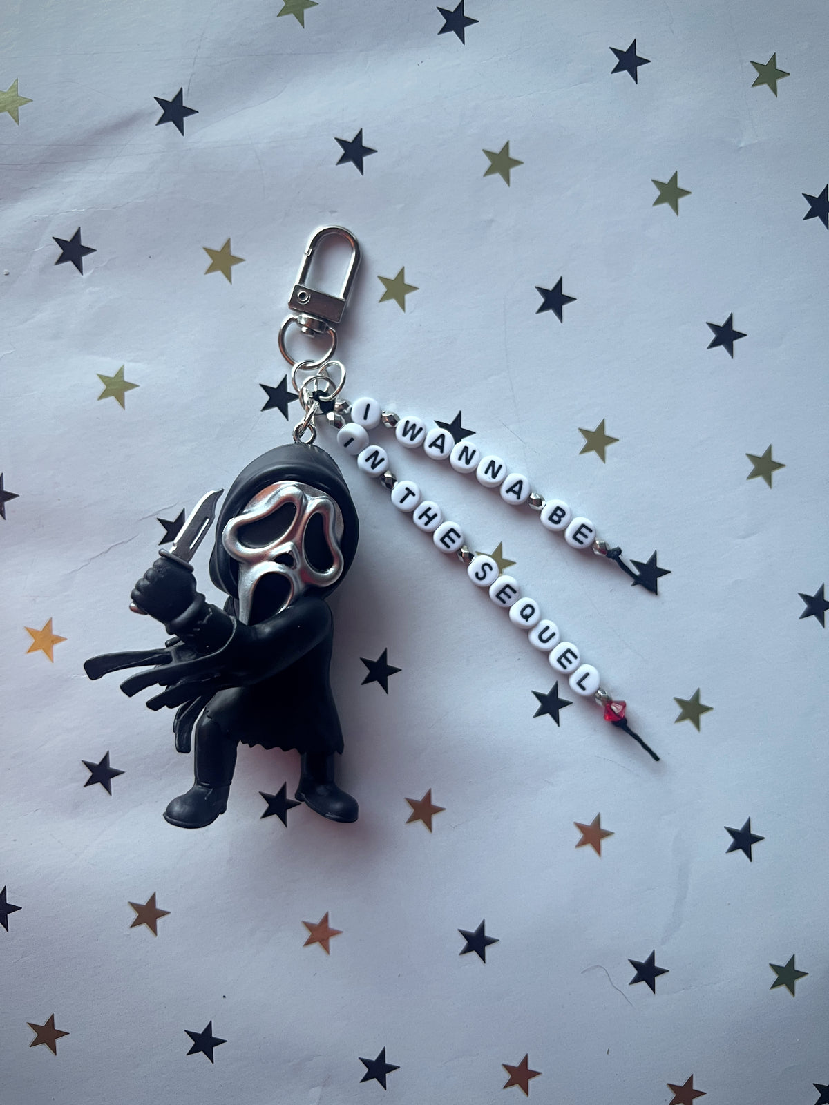 Ghostface Scream Figurine Bag Charm