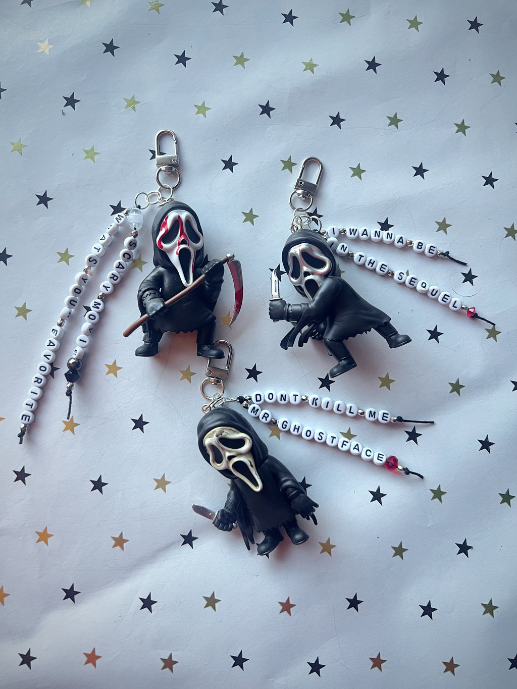 Ghostface Scream Figurine Bag Charm