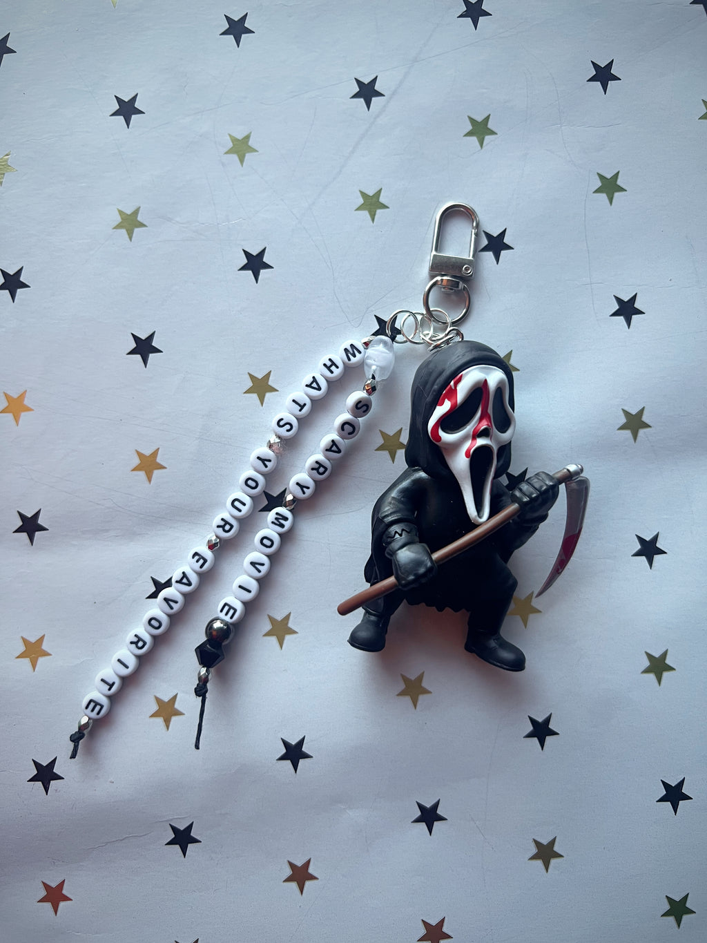 Ghostface Scream Figurine Bag Charm
