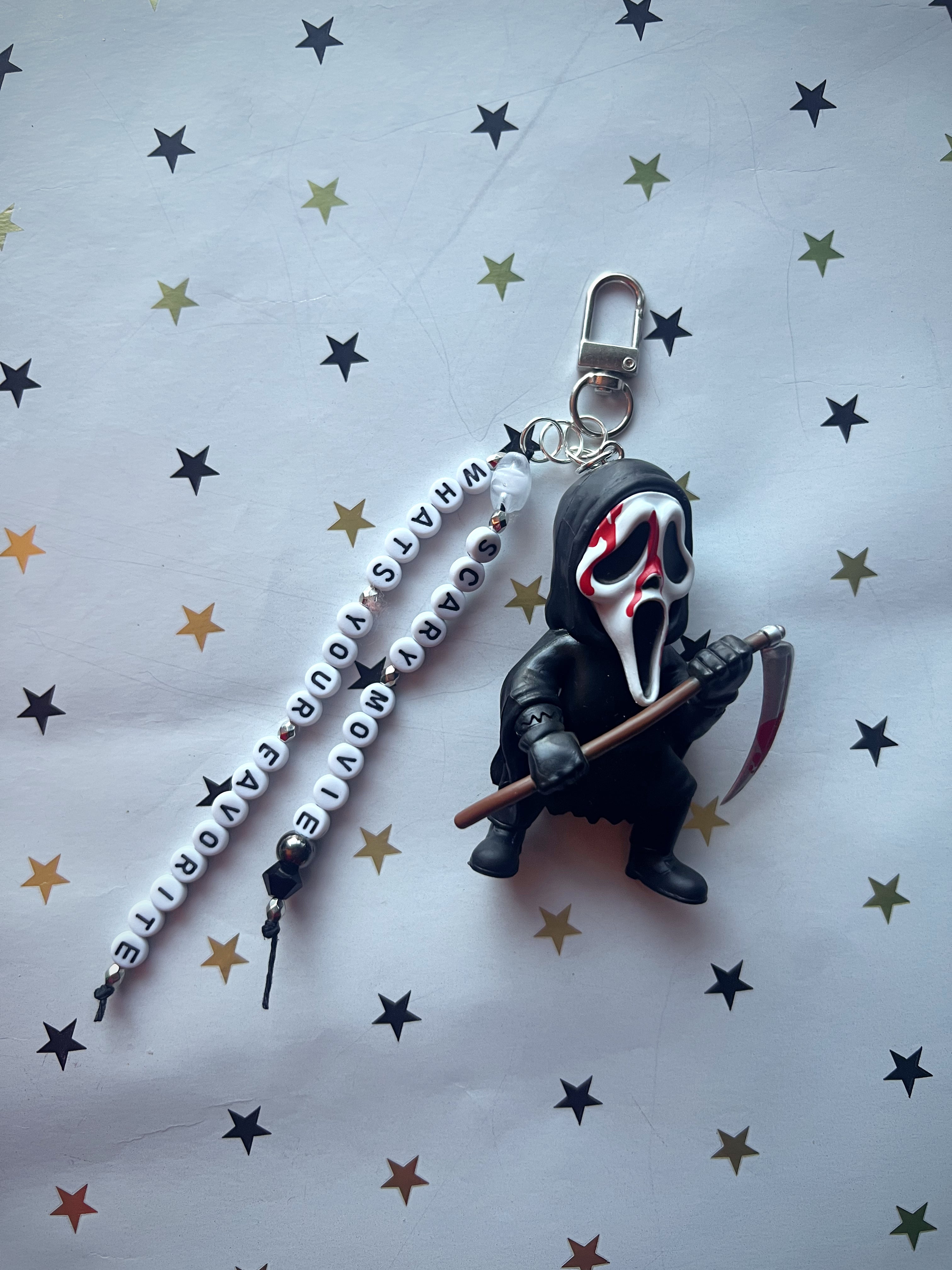 Ghostface Scream Figurine Bag Charm