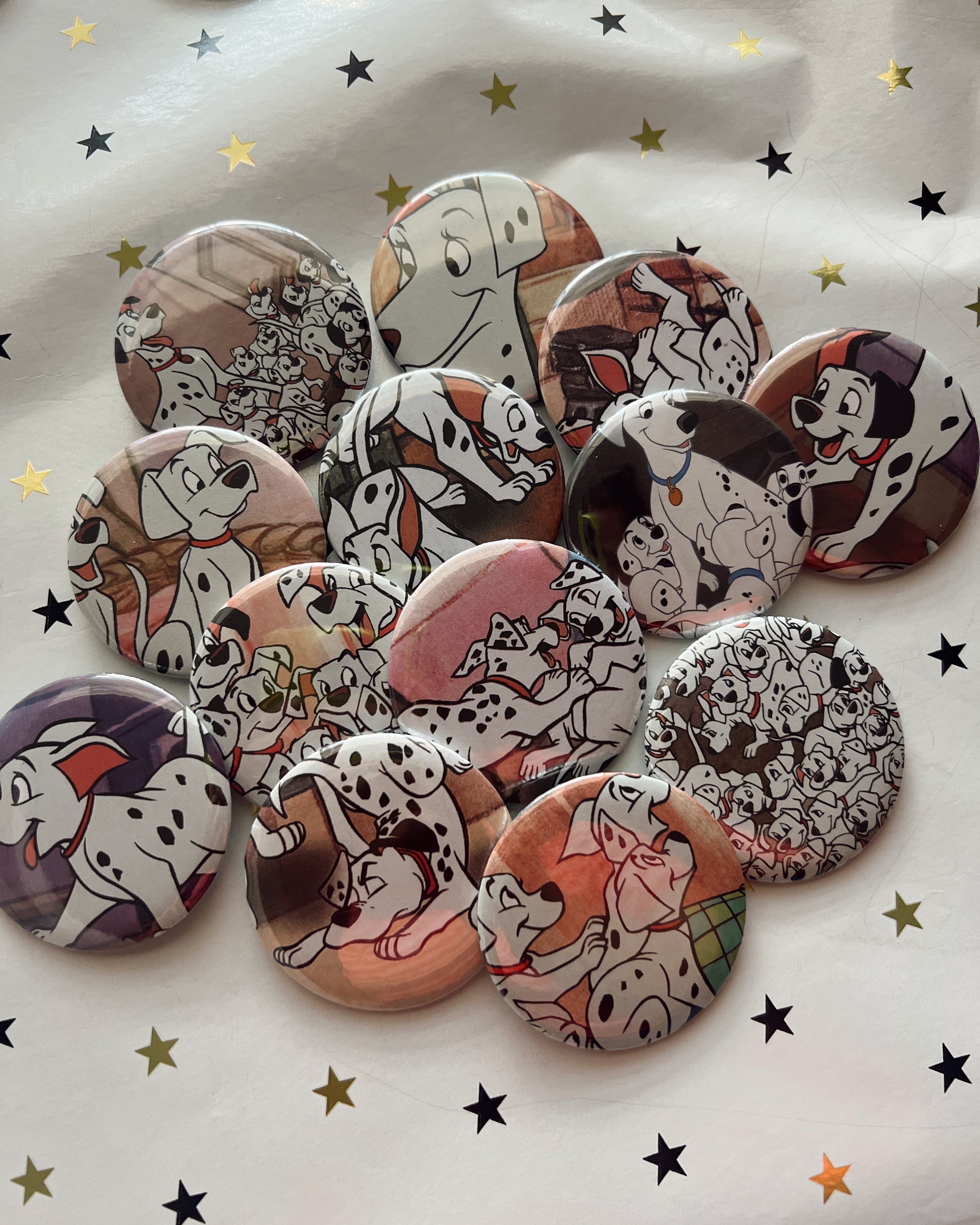 Vintage Cartoon Mystery Button