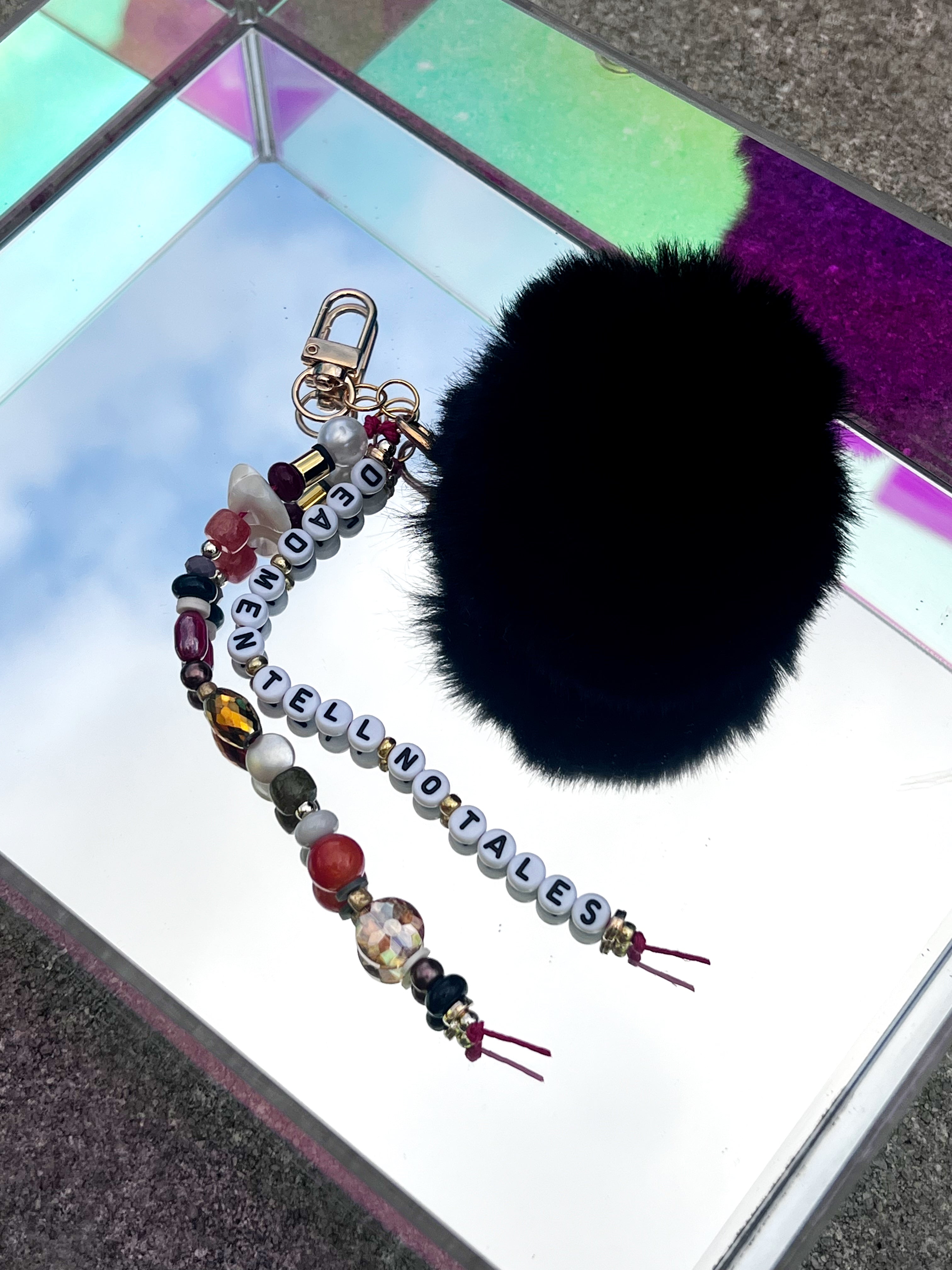 Dead Men Tell No Tales Bag Charm Keychain