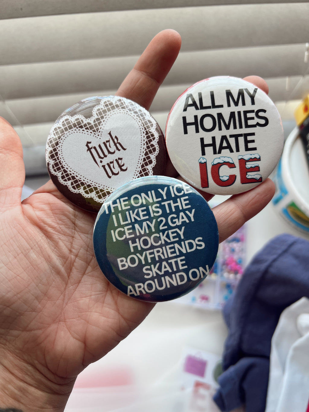 Anti- ICE Buttons