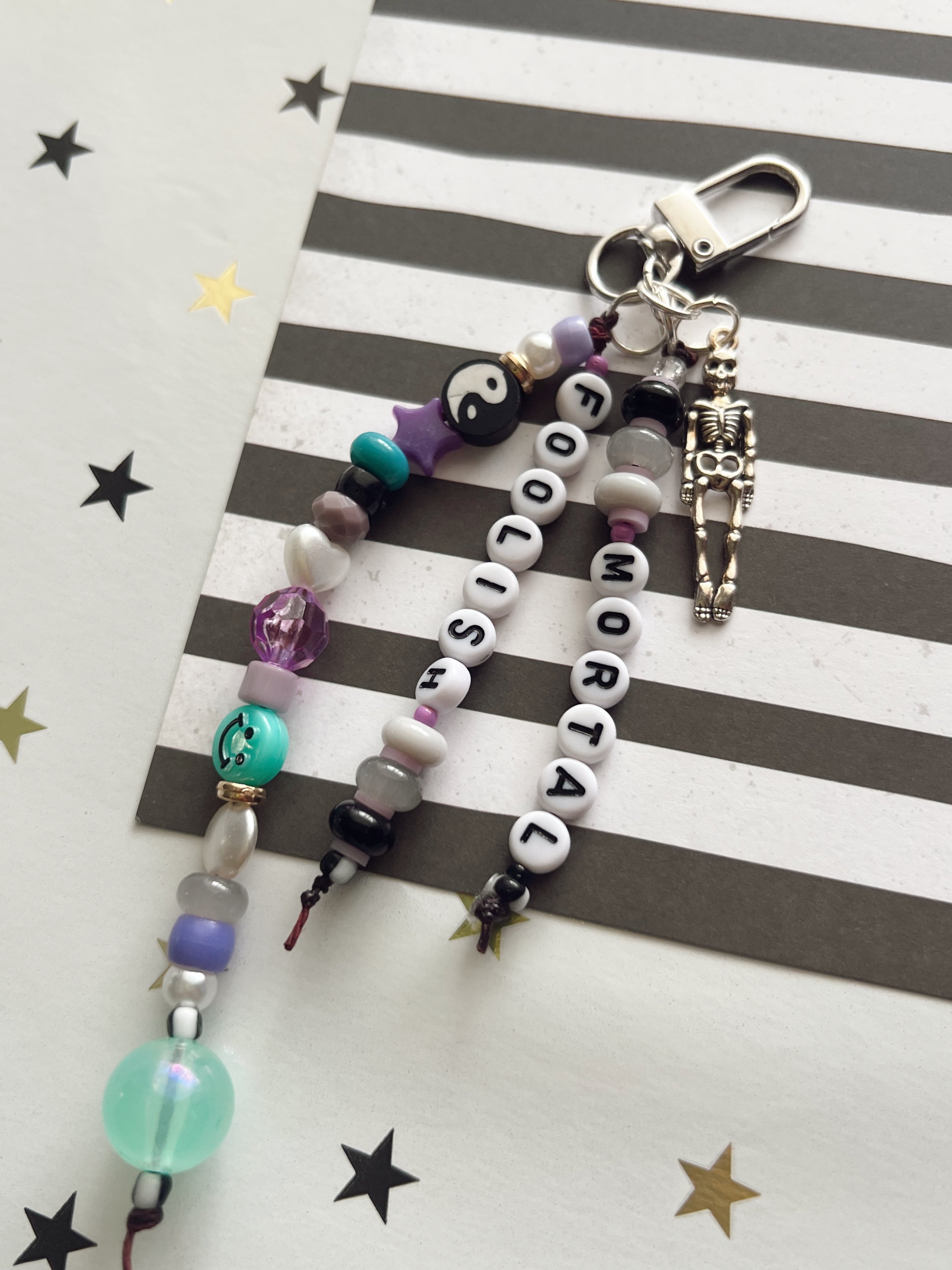 Foolish Mortal Bag Charm