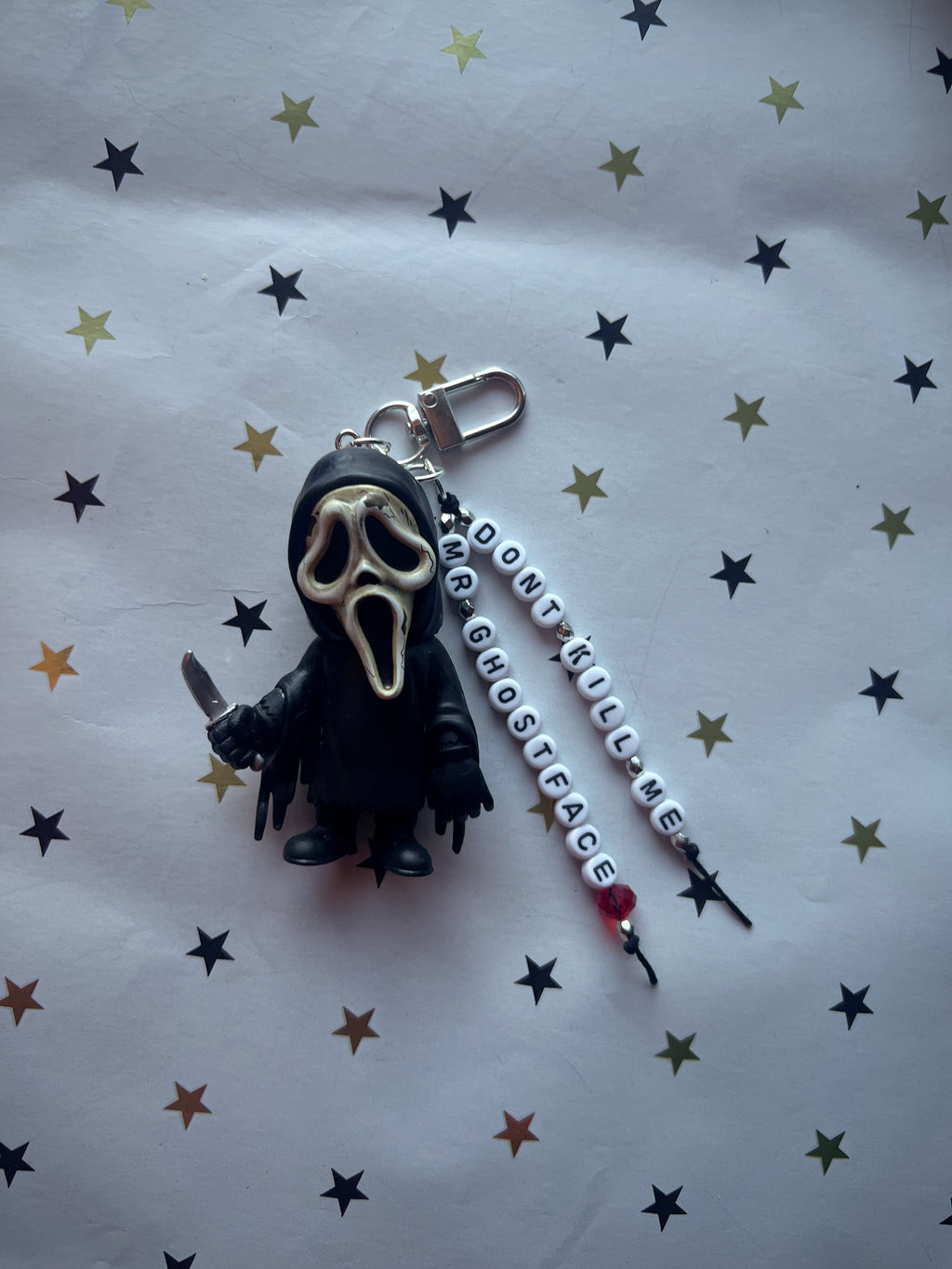 Ghostface Scream Figurine Bag Charm
