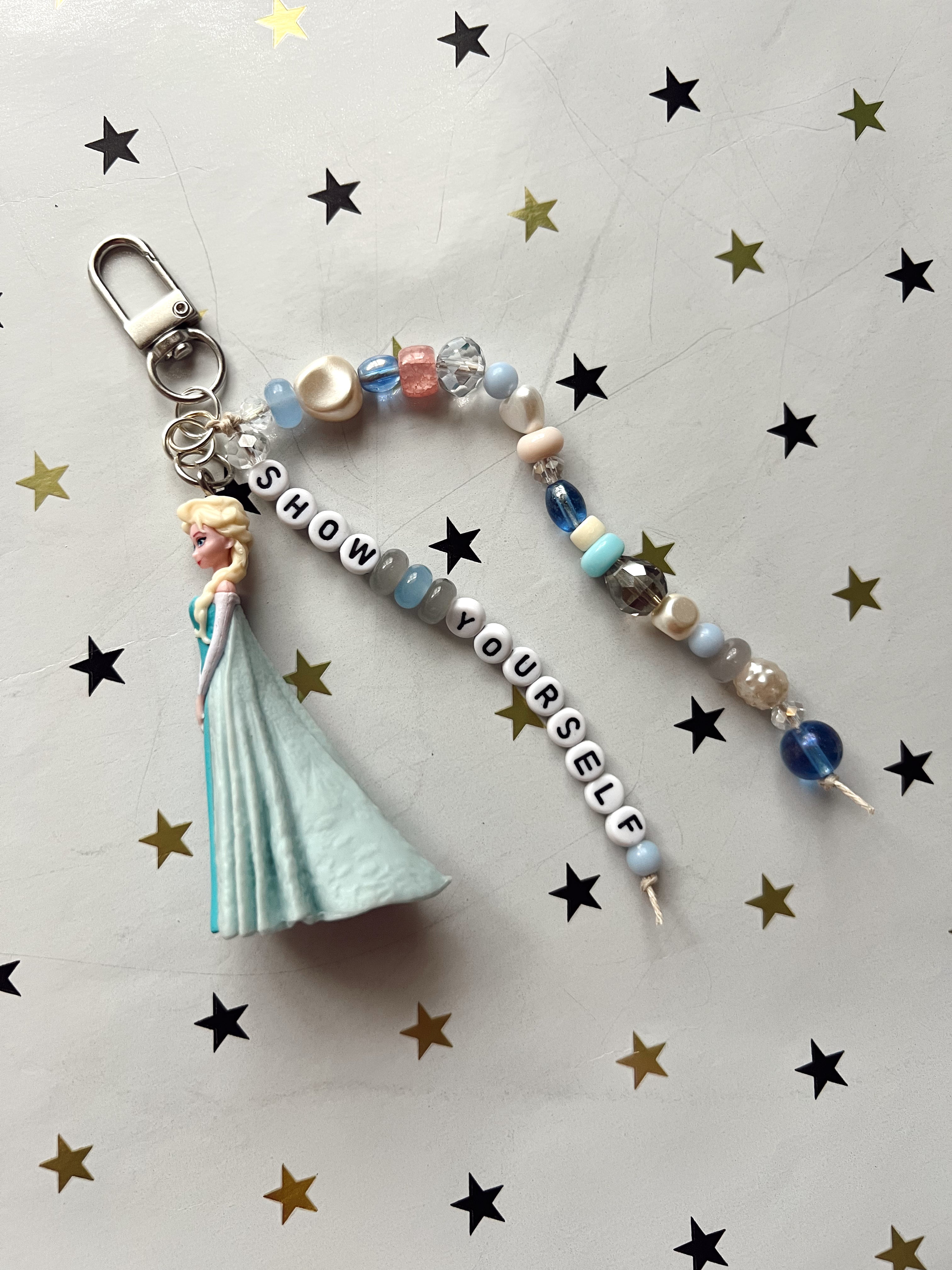 Elsa Beaded Bag Charm