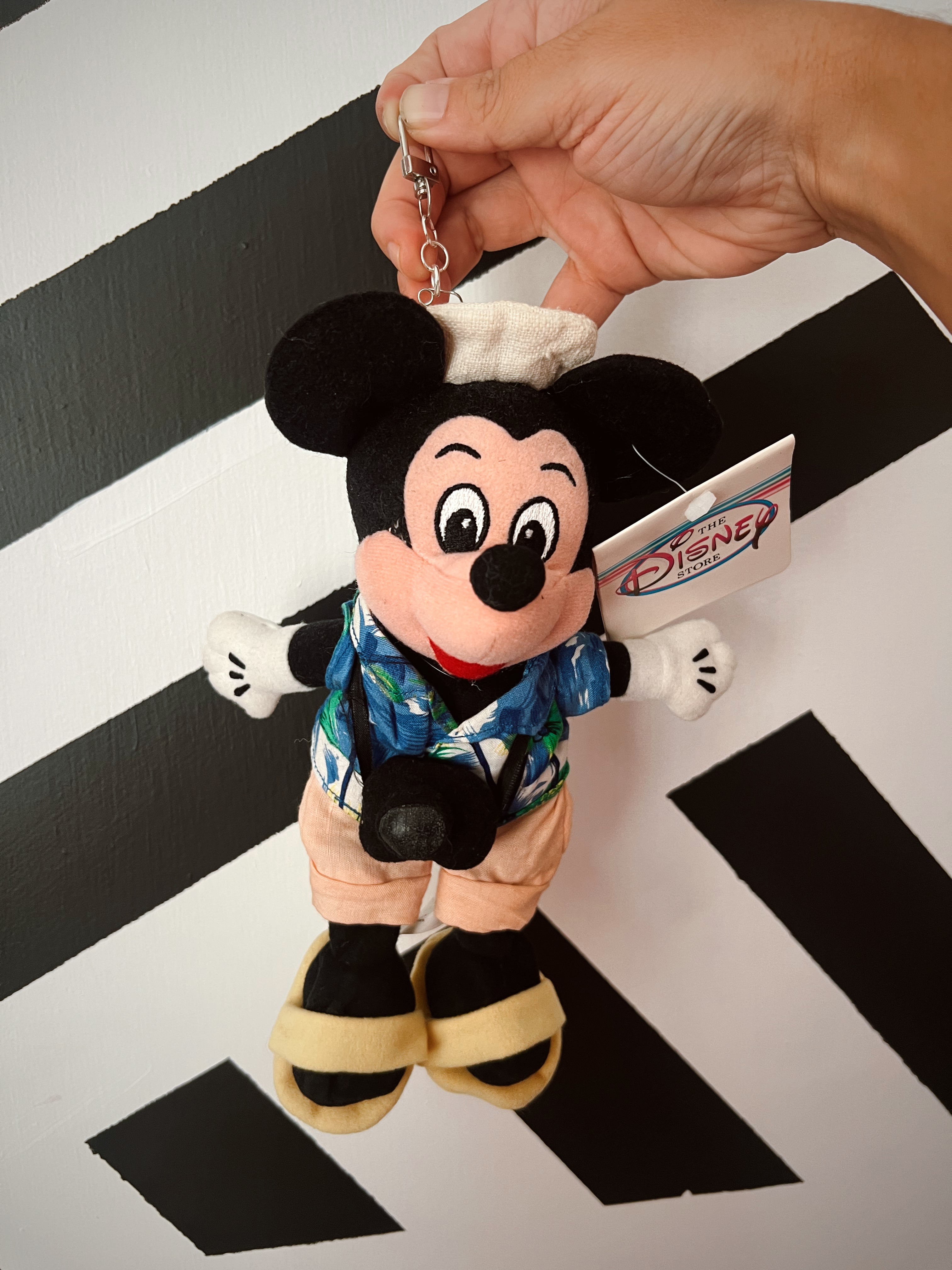 Tourist Mickey Vintage Plush Bag Charm
