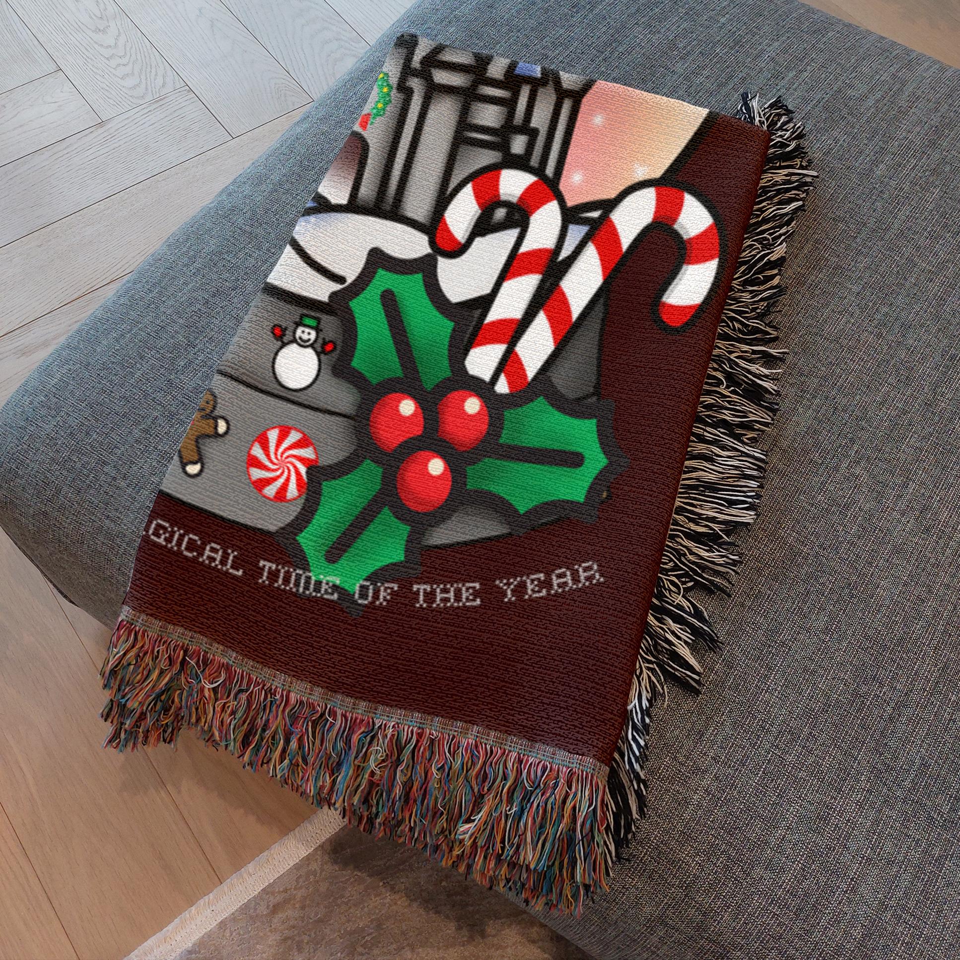 Most Magical Snowglobe Woven Blanket