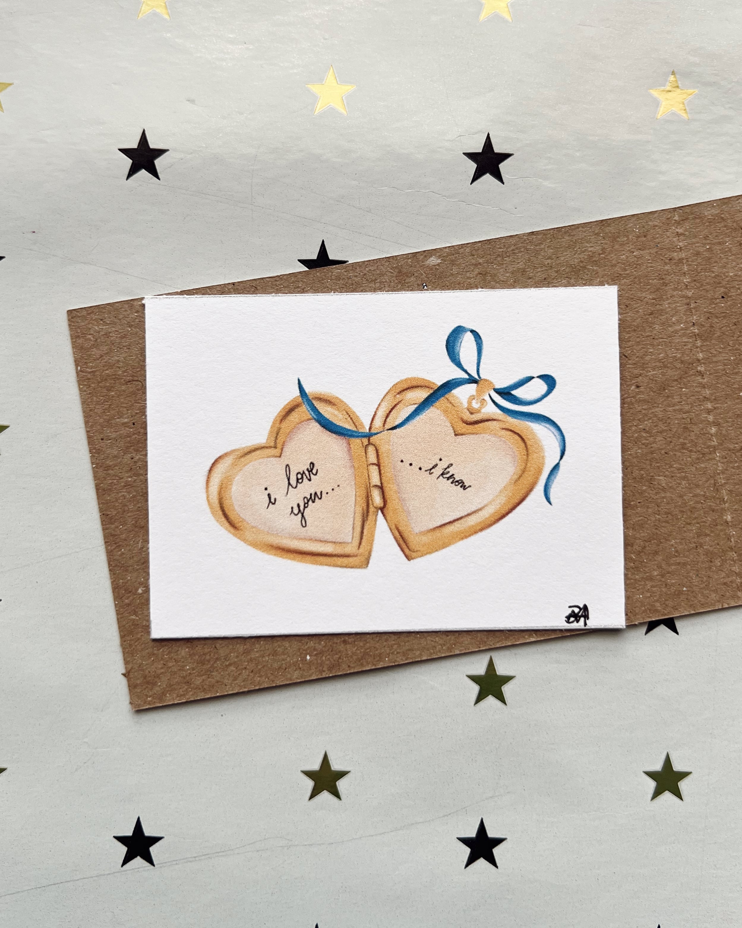 I Love You Locket Mini Print