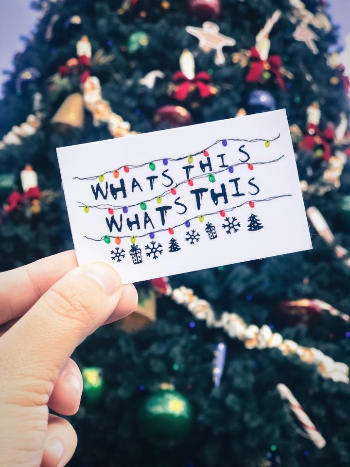 What's This Stranger Things Sticker