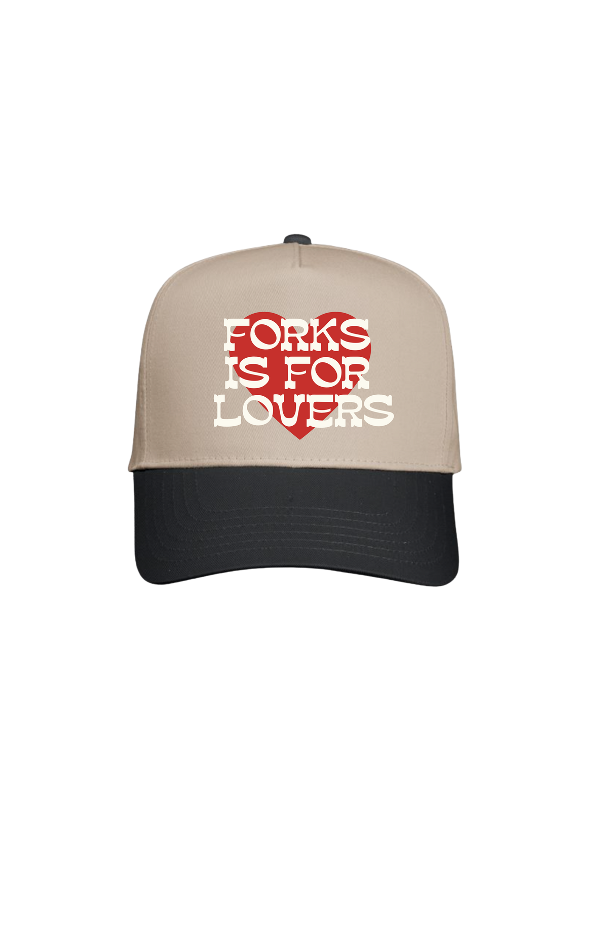 Forks is For Lovers Two Tone Hat